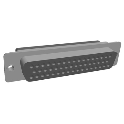 TE Connectivity HDP-20 50 Way Cable Mount D-sub Connector Socket