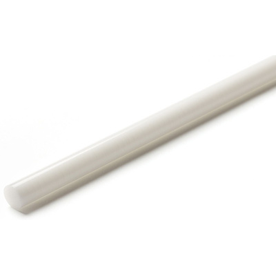 DuPont White Acetal Rod, 1m x 45mm Diameter
