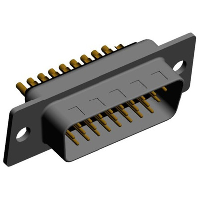 Norcomp 780, SEAL-D 26 Way Plug-In Mount D-sub Connector Plug, 2.286mm Pitch