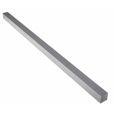 6082-T6 Aluminum Square Bar, 40mm x 40mm x 1m
