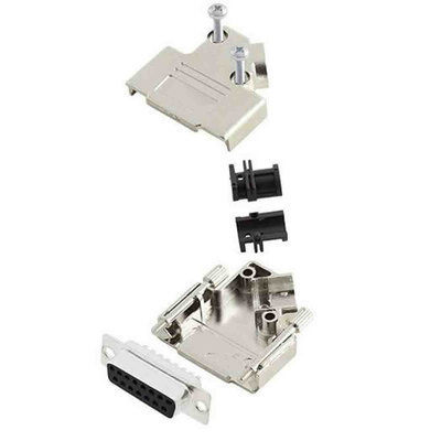 Amphenol ICC D45PK-M 15 Way 45 ° Cable Mount D-sub Connector Socket