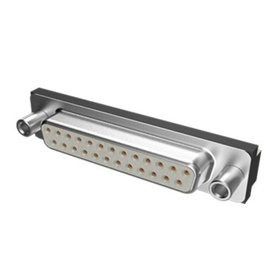 Amphenol ICC 25 Way Through Hole D-sub Connector Socket