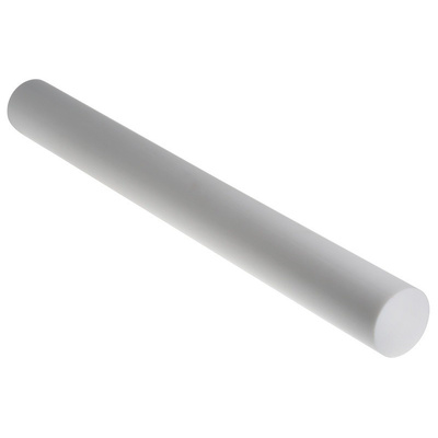 RS PRO Opaque Fluoroplastics PTFE Rod, 500mm x 50mm Diameter