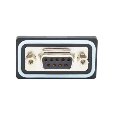 Norcomp SDF 9 Way Vertical PCB D-sub Connector Socket, 2.74mm Pitch, with 4-40 Screw Locks