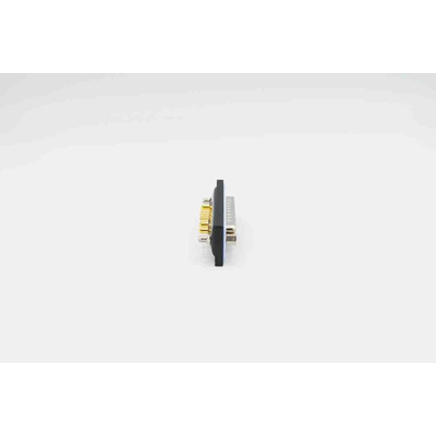 Norcomp SDF 9 Way Vertical PCB D-sub Connector Plug, 2.74mm Pitch, with 4-40 Boardlocks