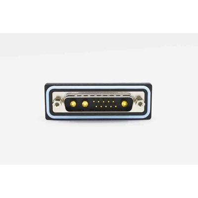 Norcomp SDF 9 Way Vertical PCB D-sub Connector Plug, 2.74mm Pitch, with 4-40 Boardlocks