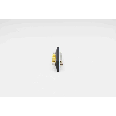 Norcomp SDF 9 Way Vertical PCB D-sub Connector Socket, 2.74mm Pitch, with 4-40 Boardlocks