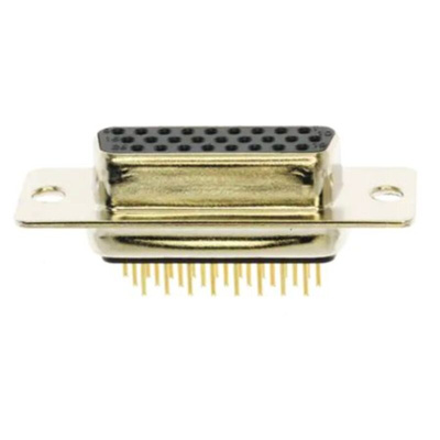 Norcomp 180 26 Way Panel Mount D-sub Connector Socket, 2.29mm Pitch