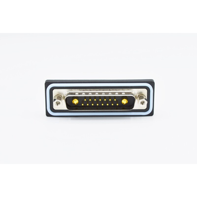 Norcomp CDF 25 Way Right Angle Solder D-sub Connector Plug, 2.77mm Pitch, with 4-40 Screw Locks