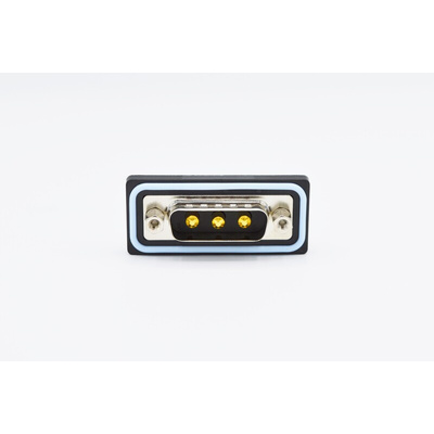Norcomp CDF 15 Way Right Angle Solder D-sub Connector Plug, 6.85mm Pitch, with 4-40 Boardlocks