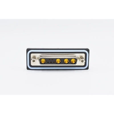 Norcomp CDF 25 Way Right Angle Solder D-sub Connector Socket, 2.77mm Pitch, with 4-40 Screw Locks