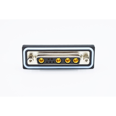 Norcomp CDF 25 Way Right Angle Solder D-sub Connector Socket, 2.77mm Pitch, with 4-40 Screw Locks