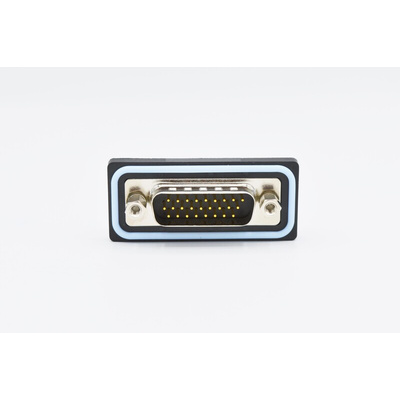 Norcomp HDF 26 Way Vertical Solder D-sub Connector Plug, 2.29mm Pitch, with 4-40 Screw Locks