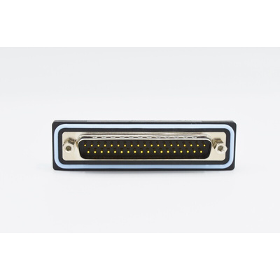 Norcomp SDF 37 Way Right Angle D-sub Connector Plug, 2.77mm Pitch, with 4-40 Boardlocks, Brackets