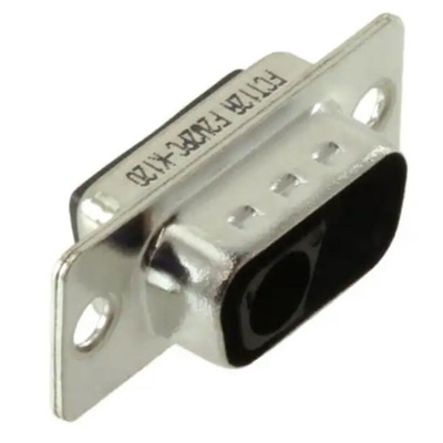 FCT from Molex 172704 2 Way Panel Mount D-sub Connector Plug, 6.86mm Pitch, with 4-40 Screw Locks