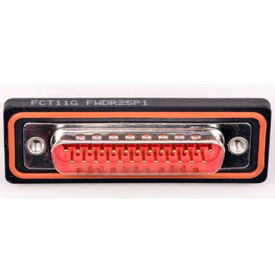 FCT from Molex 172704 25 Way Through Hole D-sub Connector Plug, 2.84mm Pitch, with 4-40 Screw Locks