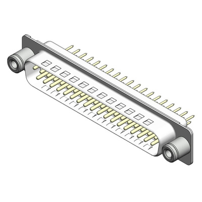 FCT from Molex 173109 37 Way D-sub Connector Plug, 2.77mm Pitch