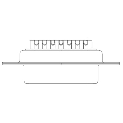 FCT from Molex 173109 50 Way Panel Mount D-sub Connector Plug, 2.84mm Pitch