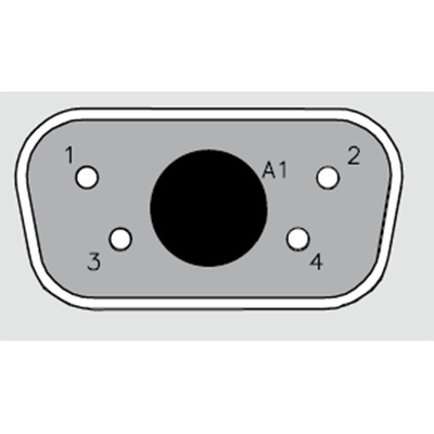 FCT from Molex 173107 5 Way Panel Mount D-sub Connector Socket, 2.84mm Pitch