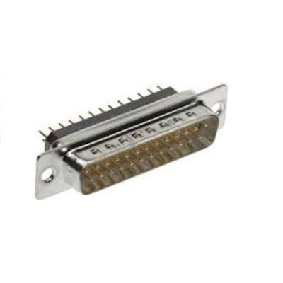TE Connectivity AMPLIMITE 50 Way Box Mount D-sub Connector Socket, 2.77mm Pitch