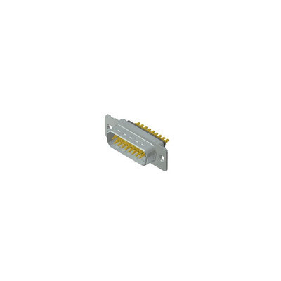 CONEC 15 Way Through Hole D-sub Connector Plug, with Mounting Hole
