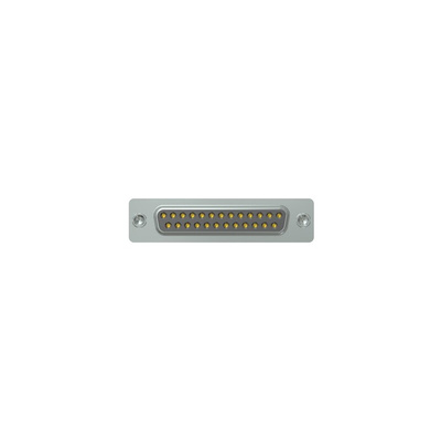 CONEC 25 Way Through Hole PCB D-sub Connector Socket, 2.77mm Pitch, with 4-40 UNC