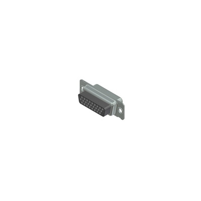 CONEC 26 Way Through Hole D-sub Connector Socket, with Mounting Hole