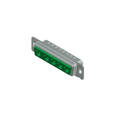 CONEC 5 Way Through Hole D-sub Connector Plug, with Mounting Hole