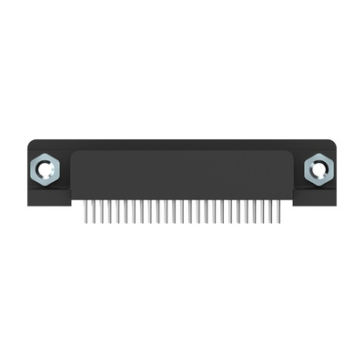 5747461 25 Way Right Angle Board Mount PCB D-sub Connector Receptacle, 2.74mm Pitch, with Through Hole - Solder
