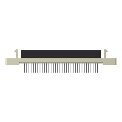 5786155 68 Way Vertical Board Mount PCB D-sub Connector Receptacle, 1.27mm Pitch, with Through Hole - Press-Fit,