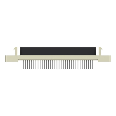 5786155 68 Way Vertical Board Mount PCB D-sub Connector Receptacle, 1.27mm Pitch, with Through Hole - Press-Fit,