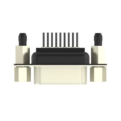TE Connectivity 2301826 9 Way Vertical Board Mount D-sub Connector Plug, 2.77mm Pitch