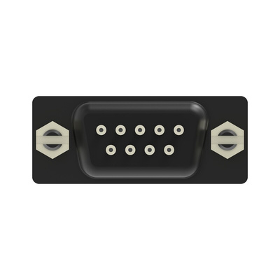 TE Connectivity 2301826 9 Way Vertical Board Mount D-sub Connector Plug, 2.77mm Pitch