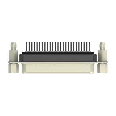 TE Connectivity 2301841 25 Way Vertical Board Mount D-sub Connector Receptacle, 2.77mm Pitch