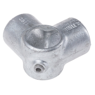 RS PRO Round Tube 3-Way Connector, strut profile Type 2,
