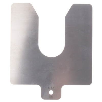 Stainless Steel Pre-Cut Shim, 100mm x 100mm x 0.4mm