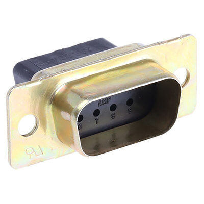 TE Connectivity Amplimite HDP-20 9 Way Cable Mount D-sub Connector Plug