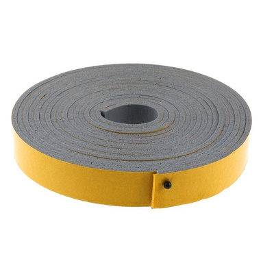 RS PRO Grey Foam Tape, 25mm x 5m, 3.2mm Thick
