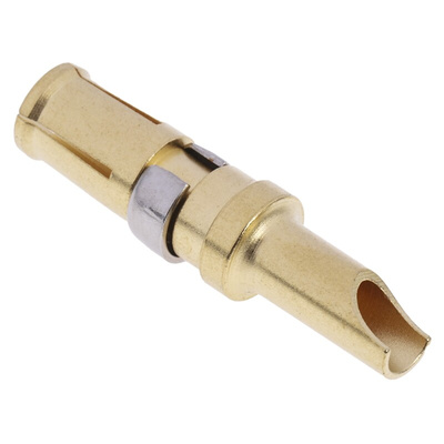 RS PRO Female Solder D-Sub Connector Power Contact, Gold over Nickel Power, 12 AWG