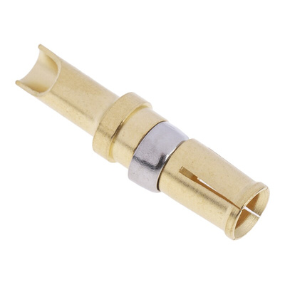 RS PRO Female Solder D-Sub Connector Power Contact, Gold over Nickel Power, 12 AWG