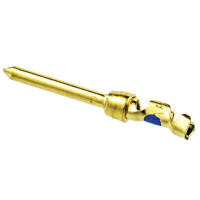 TE Connectivity, AMPLIMITE HDP-20 Series, size 20 Male Crimp D-sub Connector Contact, Gold over Nickel Signal, 28