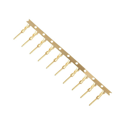 RS PRO Male Crimp D-sub Connector Contact, Gold over Nickel Plug, 24 → 20 AWG
