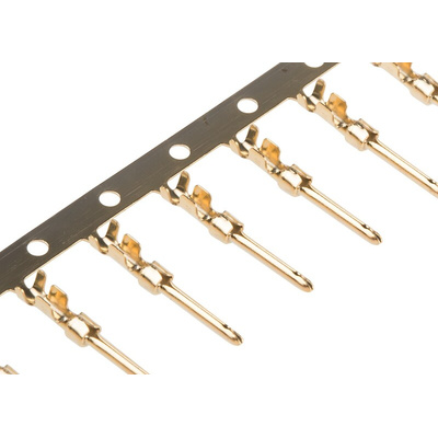 RS PRO Male Crimp D-sub Connector Contact, Bright Tin Plug, 24 → 20 AWG