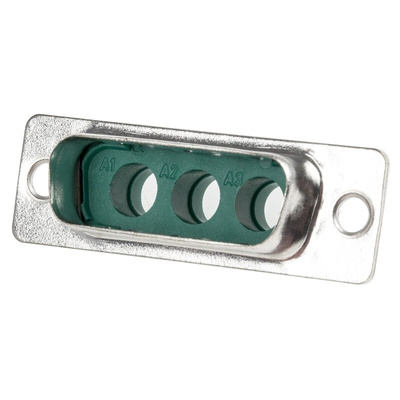 FCT from Molex FM 3 Way Panel Mount D-sub Connector Plug