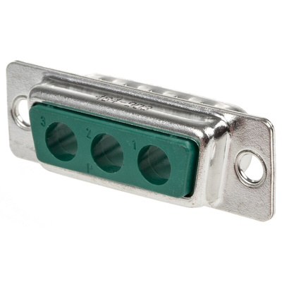 FCT from Molex FM 3 Way Panel Mount D-sub Connector Plug