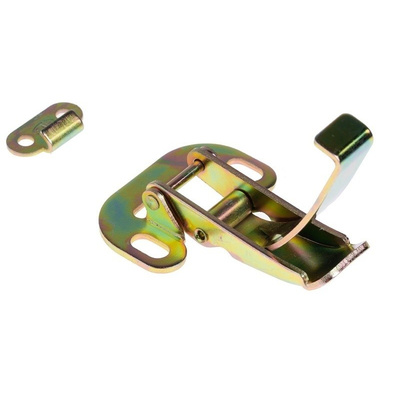 Steel Zinc Plated Toggle Latch, 100kgf Op.Tension, 93 x 47.5 x 20mm
