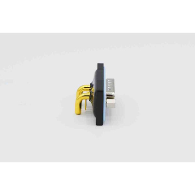 Norcomp SDF 25 Way Panel Mount Solder D-sub Connector Socket, 2.77mm Pitch, with 4-40 Screw Locks