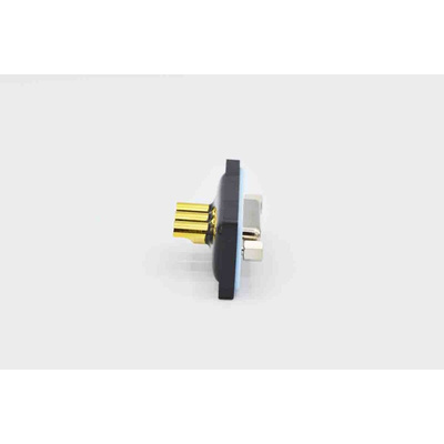 Norcomp SDF 15 Way Vertical PCB D-sub Connector Socket, 2.74mm Pitch, with 4-40 Screw Locks