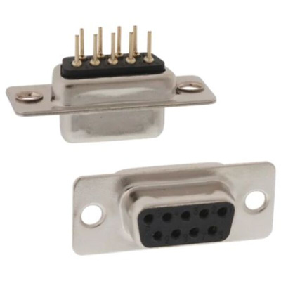 Norcomp 171 9 Way Panel Mount D-sub Connector Socket