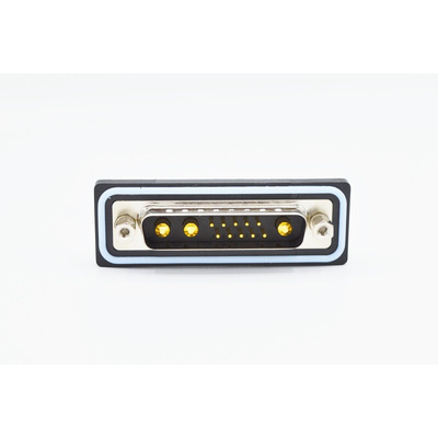 Norcomp CDF 25 Way Vertical Solder D-sub Connector Plug, 2.77mm Pitch, with 4-40 Screw Locks